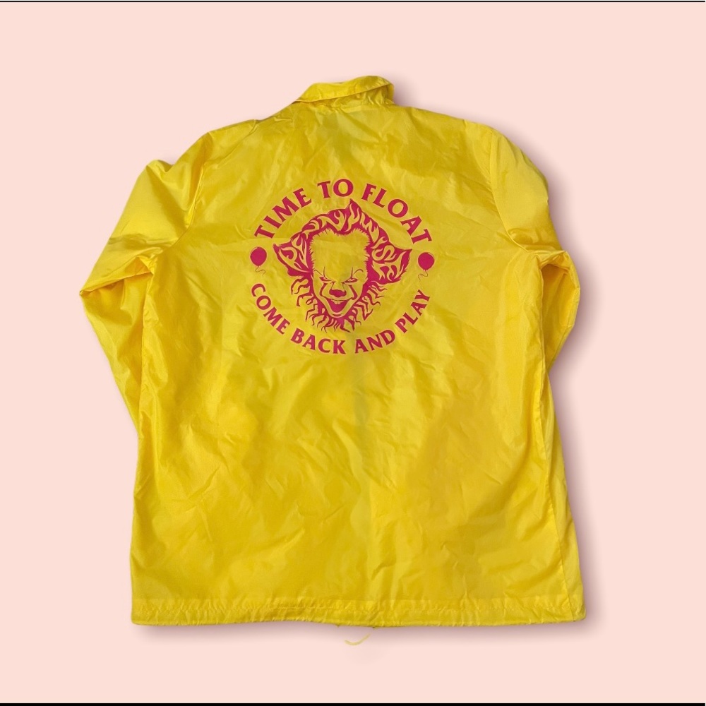 Medium Yellow “IT” chapter 2 rain jacket